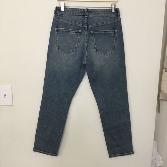 NWT William Rast Sweet Mama cropped, distressed Jeans Size 28 flower buds sewn - Picture 2 of 8